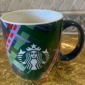 NWT Starbucks Multicolor Holiday Collector’s Coffee Mug